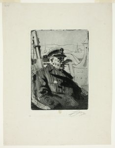Rey Oscar II (segunda lámina) de Anders Leonard Zorn