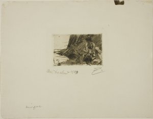 "La Petite Baigneuse" - La pequeña bañista de Anders Leonard Zorn