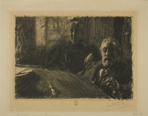 Sr. y Sra. Fürstenberg de Anders Leonard Zorn
