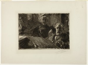 Sr. y Sra. Fürstenberg de Anders Leonard Zorn