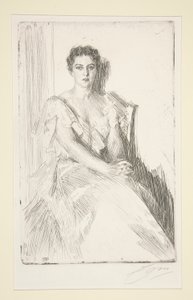 señora cleveland de Anders Leonard Zorn