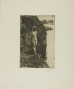 Precipicio de Anders Leonard Zorn
