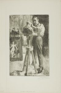 Príncipe Paul Troubetzkoy I (Largo completo) de Anders Leonard Zorn