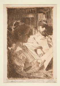 Lectura (Sr. y Sra. Charles Deering) de Anders Leonard Zorn