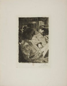 Leyendo (Sr. y Sra. Ch. Deering) de Anders Zorn
