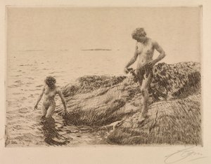 Escollos hacia el mar de Anders Leonard Zorn
