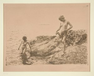 Skerries hacia el mar de Anders Leonard Zorn