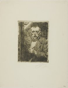 Autorretrato 1911 de Anders Leonard Zorn