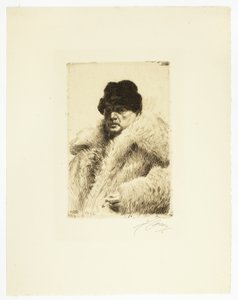 Autorretrato 1916 de Anders Leonard Zorn