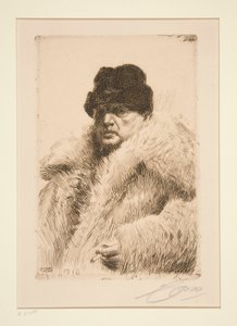 Autorretrato 1916 de Anders Leonard Zorn
