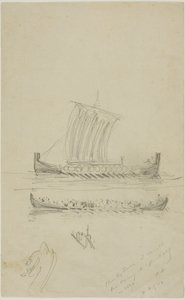 Boceto del velero del capitán Anderson de Anders Zorn
