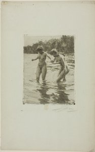 Dos bañistas de Anders Leonard Zorn