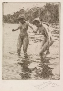 Dos bañistas de Anders Leonard Zorn
