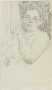 Mujer con las manos juntas de Anders Zorn