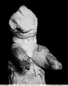 El Torso del Belvedere por Apollonios de Nestor, c.1890 de Anderson Anderson