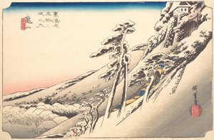 Clima despejado después de la nieve de Ando Hiroshige