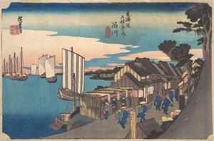 Amanecer en Shinagawa de Ando Hiroshige