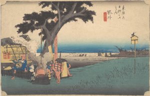 Fukuroi, De Chaya, ca. 1834 de Ando Hiroshige