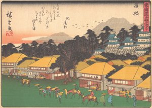 Hamamatsu, de la serie Las cincuenta y tres estaciones del camino Tokaido de Ando Hiroshige