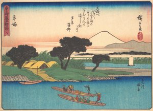 Hiratsuka, de la serie Las Cincuenta y Tres Estaciones del Camino Tokaido, principios del siglo XX