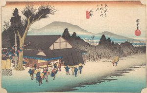 Ishibe, Megawa Sato, ca. 1834 de Ando Hiroshige