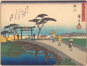 Kakegawa, de la serie Las cincuenta y tres estaciones del camino Tokaido de Ando Hiroshige