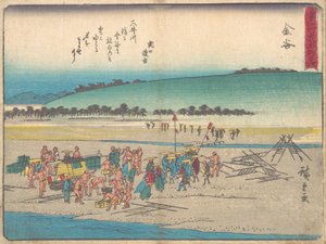 Kanaya, ca. 1838 de Ando Hiroshige