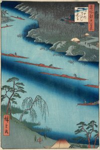 Kawaguchi, 1857 de Ando Hiroshige