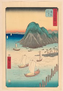 Maisaka de la serie 53 Estaciones de Tokaido de Ando Hiroshige