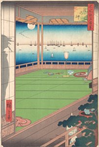 Punto de observación de la luna, 1857 de Ando Hiroshige