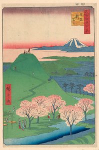 Nuevo Fuji, Meguro, de la serie Cien Vistas Famosas de Edo