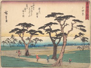 Odawara, ca. 1838 de Ando Hiroshige
