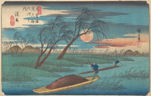 Estación de Senba de Ando Hiroshige