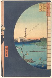 Susaki Hen-yori Suijin no Mori, Uchikawa, 1857