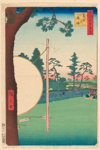 Campos de equitación de Takata (Takata-no-baba) De la serie Cien vistas famosas de Edo de Ando Hiroshige