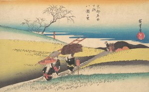 Yase no Sato, ca. 1834 de Ando Hiroshige
