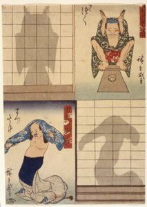 (Figuras y sombras) de Ando or Utagawa Hiroshige