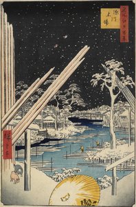 Astilleros de Fukagawa de Ando or Utagawa Hiroshige
