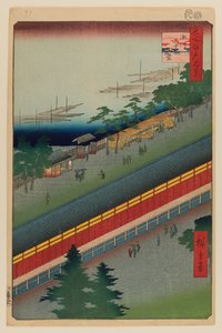Sala de las Treinta y Tres Bahías, Fukagawa de Ando or Utagawa Hiroshige