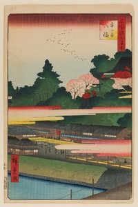 Santuario Ichigaya Hachiman de Ando or Utagawa Hiroshige