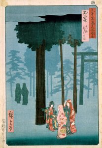 Santuario de Izumo de Ando or Utagawa Hiroshige