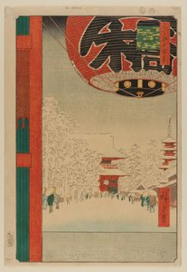 Templo Kinryuzan, Asakusa (Asakusa Kinryuzan) de Ando or Utagawa Hiroshige