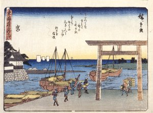 Mija de Ando or Utagawa Hiroshige