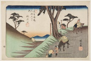 No. 17, Matsuida de Ando or Utagawa Hiroshige