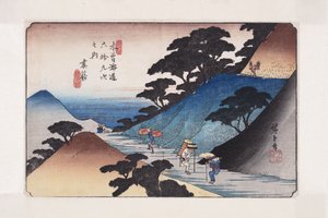 No. 43, Tsumagome de Ando or Utagawa Hiroshige