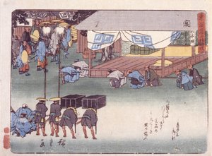 Seki de Ando or Utagawa Hiroshige