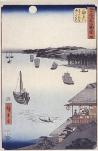 Estación 4, Kanagawa (xilografía)