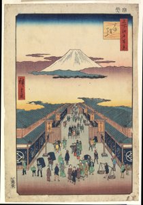 Suruga-chō de Ando or Utagawa Hiroshige
