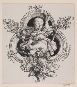 Portada y viñeta para una edición de "Fausto", Múnich 1884