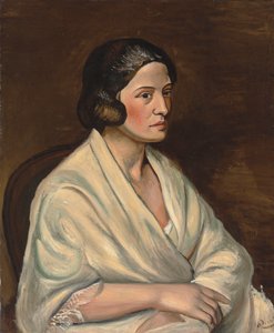 Busto de mujer con chal de Andre Derain